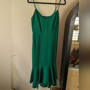 Banana Republic green midi dress